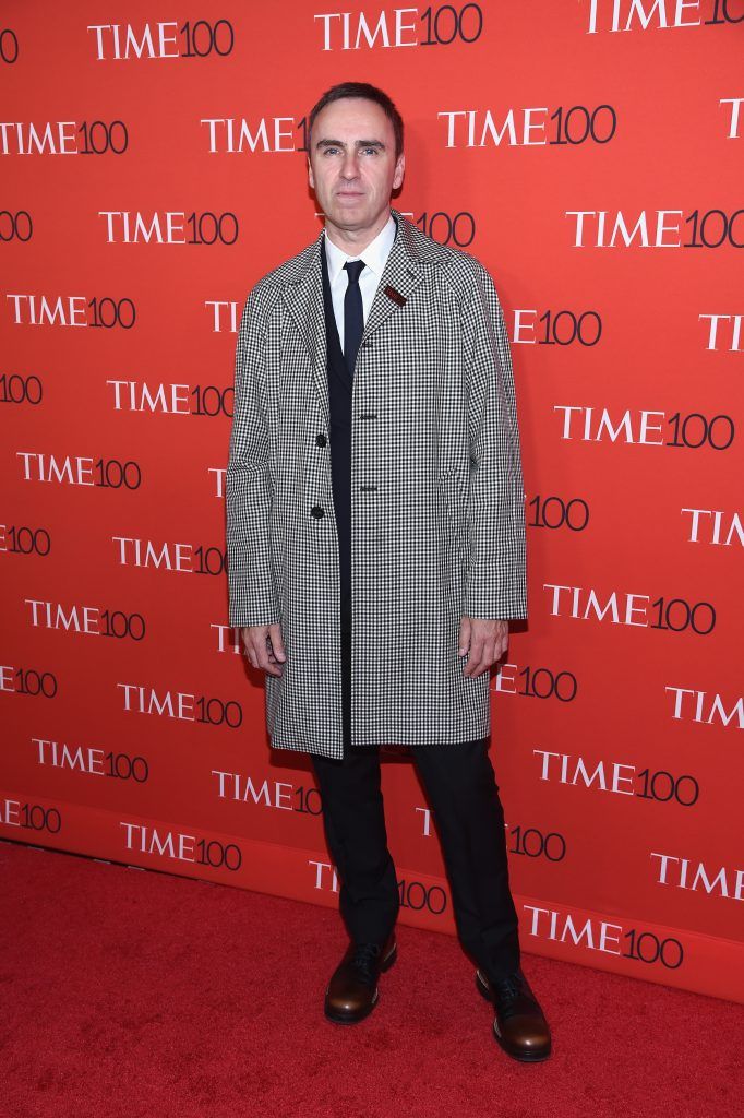 Designer Raf Simons attends the 2017 Time 100 Gala at Jazz at Lincoln Center on April 25, 2017 in New York City.  (Photo by Dimitrios Kambouris/Getty Images for TIME)