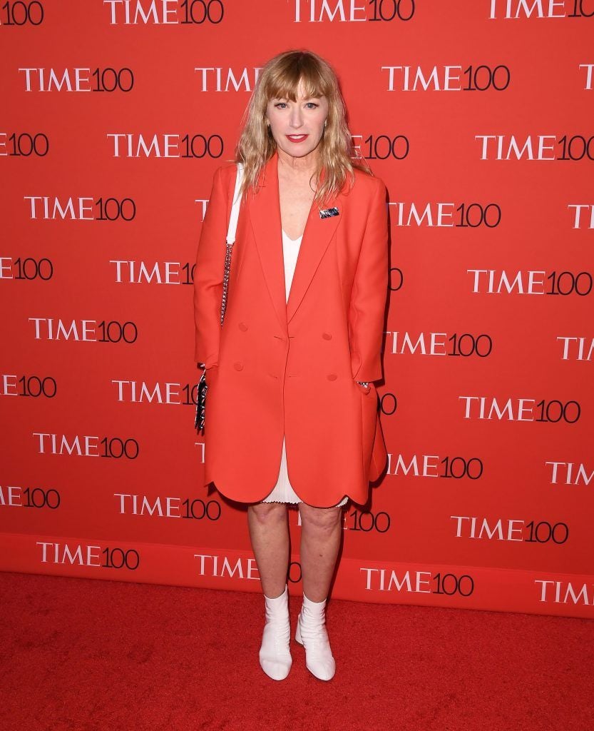Cindy Sherman attends the 2017 Time 100 Gala at Jazz at Lincoln Center on April 25, 2017 in New York City. (Photo by ANGELA WEISS/AFP/Getty Images)