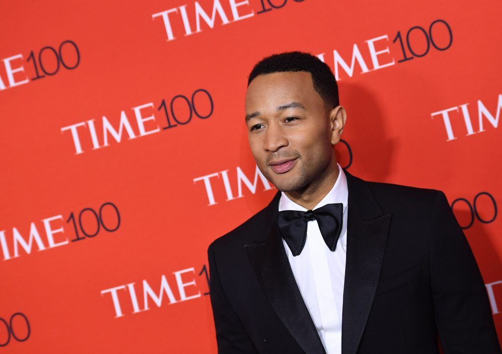 John Legend attends the 2017 Time 100 Gala at Jazz at Lincoln Center on April 25, 2017 in New York City.  (Photo by ANGELA WEISS/AFP/Getty Images)