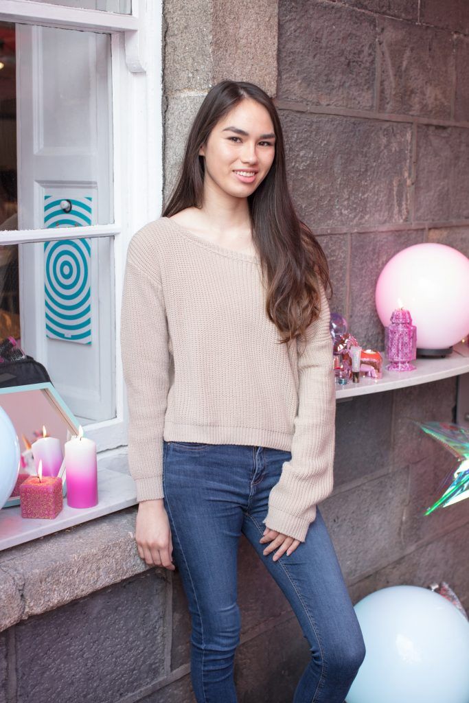 Mei Ling Tong pictured at the launch of Penneys festival inspired 'Prism' cosmetics collection'in Urchin St. Stephen's Green. Photo: Anthony Woods