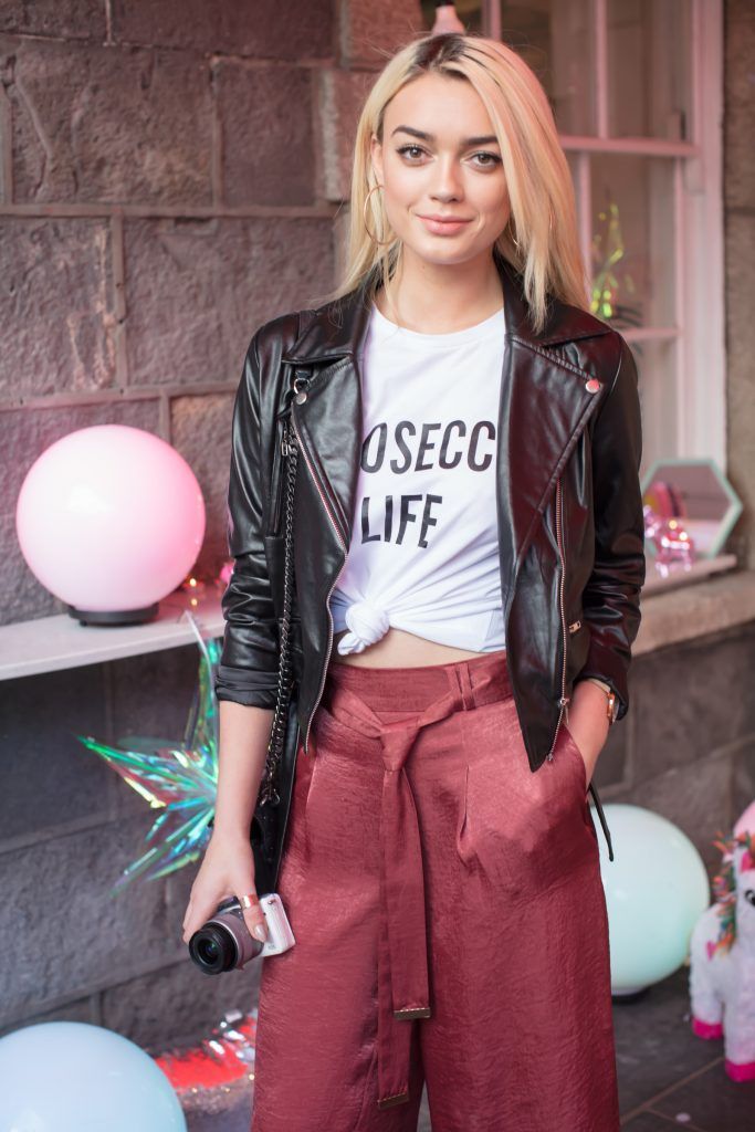 Jo Archbold pictured at the launch of Penneys festival inspired 'Prism' cosmetics collection'in Urchin St. Stephen's Green. Photo: Anthony Woods
