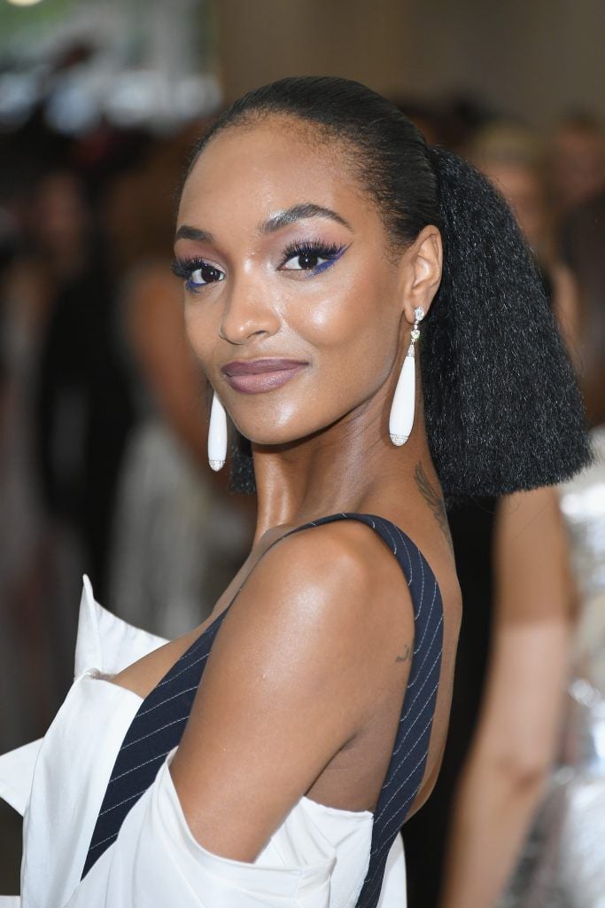 Jourdan Dunn attends the "Rei Kawakubo/Comme des Garcons: Art Of The In-Between" Costume Institute Gala at Metropolitan Museum of Art on May 1, 2017 in New York City.  (Photo by Dia Dipasupil/Getty Images For Entertainment Weekly)