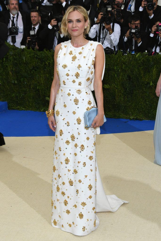 Diane Kruger attends the "Rei Kawakubo/Comme des Garcons: Art Of The In-Between" Costume Institute Gala at Metropolitan Museum of Art on May 1, 2017 in New York City.  (Photo by Dia Dipasupil/Getty Images For Entertainment Weekly)