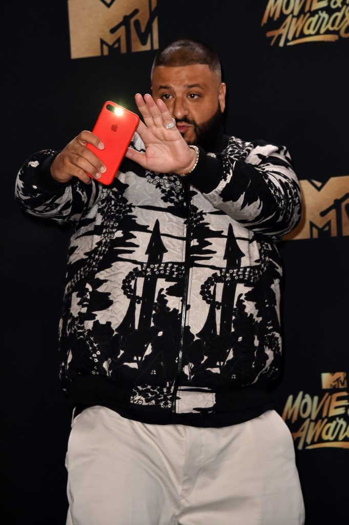 LOS ANGELES, CA - MAY 07:  DJ Khaled attends the 2017 MTV Movie And TV Awards at The Shrine Auditorium on May 7, 2017 in Los Angeles, California.  (Photo by Alberto E. Rodriguez/Getty Images)
