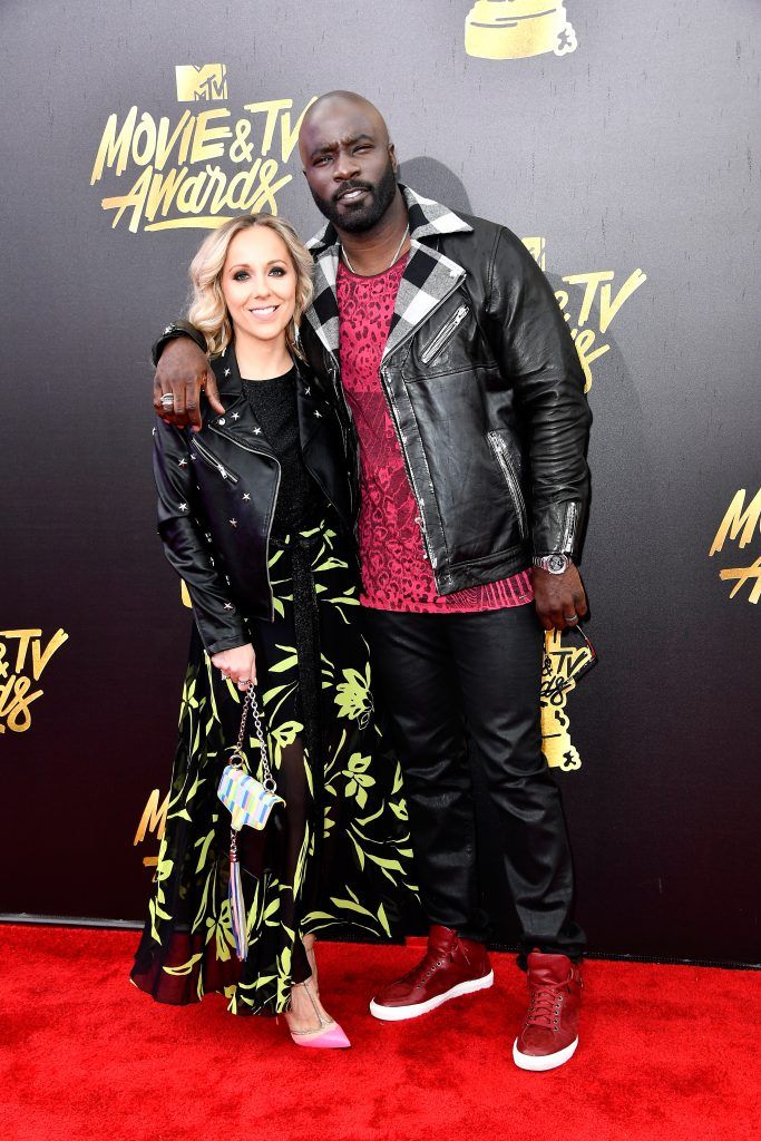 LOS ANGELES, CA - MAY 07: Iva Colter (L) and actor Mike Colter attend the 2017 MTV Movie And TV Awards at The Shrine Auditorium on May 7, 2017 in Los Angeles, California.  (Photo by Frazer Harrison/Getty Images)