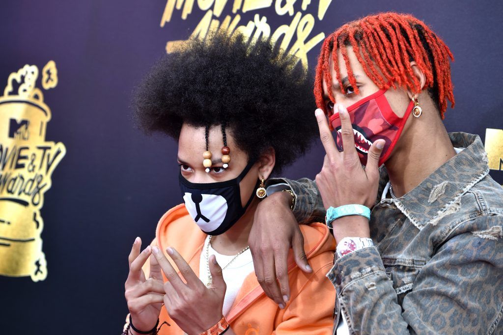 LOS ANGELES, CA - MAY 07:  Recording artists Ayo & Teo attend the 2017 MTV Movie And TV Awards at The Shrine Auditorium on May 7, 2017 in Los Angeles, California.  (Photo by Frazer Harrison/Getty Images)
