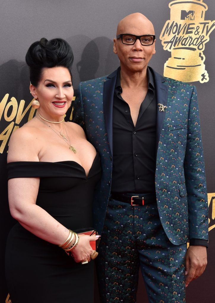 LOS ANGELES, CA - MAY 07:  TV personalities Michelle Visage (L) and RuPaul attend the 2017 MTV Movie And TV Awards at The Shrine Auditorium on May 7, 2017 in Los Angeles, California.  (Photo by Alberto E. Rodriguez/Getty Images)