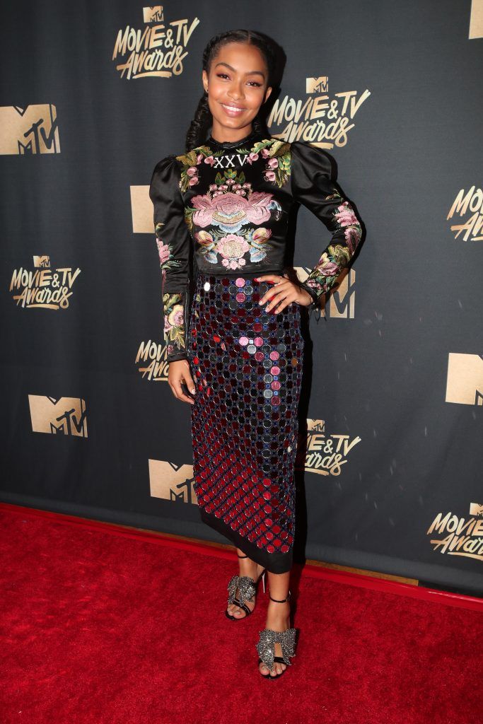 LOS ANGELES, CA - MAY 07:  Actor Yara Shahidi attends the 2017 MTV Movie And TV Awards at The Shrine Auditorium on May 7, 2017 in Los Angeles, California.  (Photo by Christopher Polk/Getty Images)