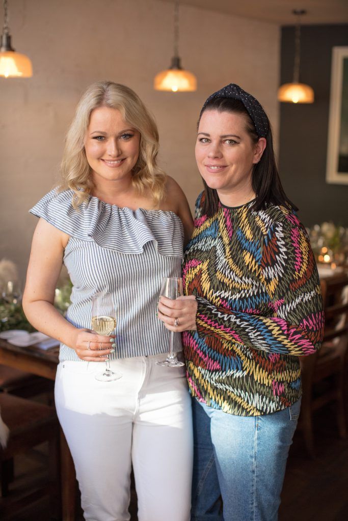 Lorna Weightman & Corina Gaffey pictured at the preview of the AW17 Penneys Home collections at Forest Avenue, Dublin. Photo: Anthony Woods