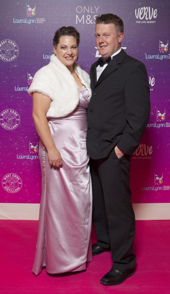 Helena Murray and Mark Murray pictured at The LauraLynn Heroes Ball at The Intercontinental Hotel in Ballsbridge, Dublin to raise funds for LauraLynn Ireland's Children's Hospice. Picture: Peter Houlihan