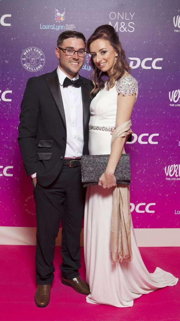 Rob McCormack and  Nikki McCormack pictured at The LauraLynn Heroes Ball at The Intercontinental Hotel in Ballsbridge, Dublin to raise funds for LauraLynn Ireland's Children's Hospice. Picture: Peter Houlihan