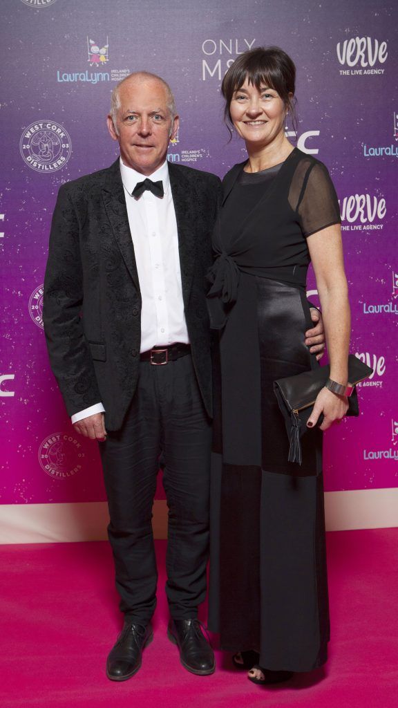 Rocky Wall and Rita Brennan pictured at The LauraLynn Heroes Ball at The Intercontinental Hotel in Ballsbridge, Dublin to raise funds for LauraLynn Ireland's Children's Hospice. Picture: Peter Houlihan