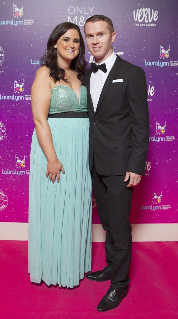 Kate Murray and Caleb Murray pictured at The LauraLynn Heroes Ball at The Intercontinental Hotel in Ballsbridge, Dublin to raise funds for LauraLynn Ireland's Children's Hospice. Picture: Peter Houlihan
