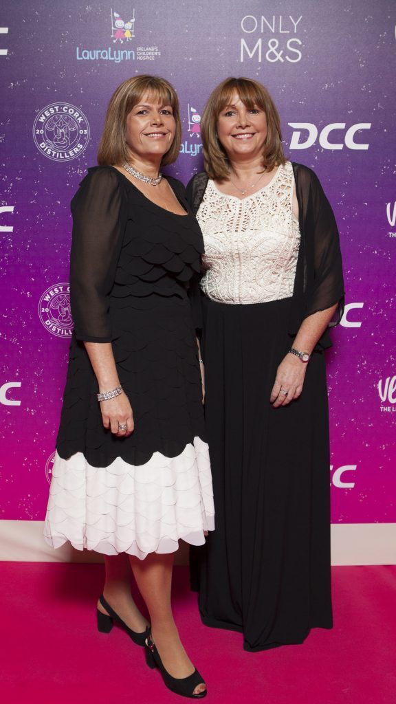 Clodagh Murray and Deirdre Murray pictured at The LauraLynn Heroes Ball at The Intercontinental Hotel in Ballsbridge, Dublin to raise funds for LauraLynn Ireland's Children's Hospice. Picture: Peter Houlihan