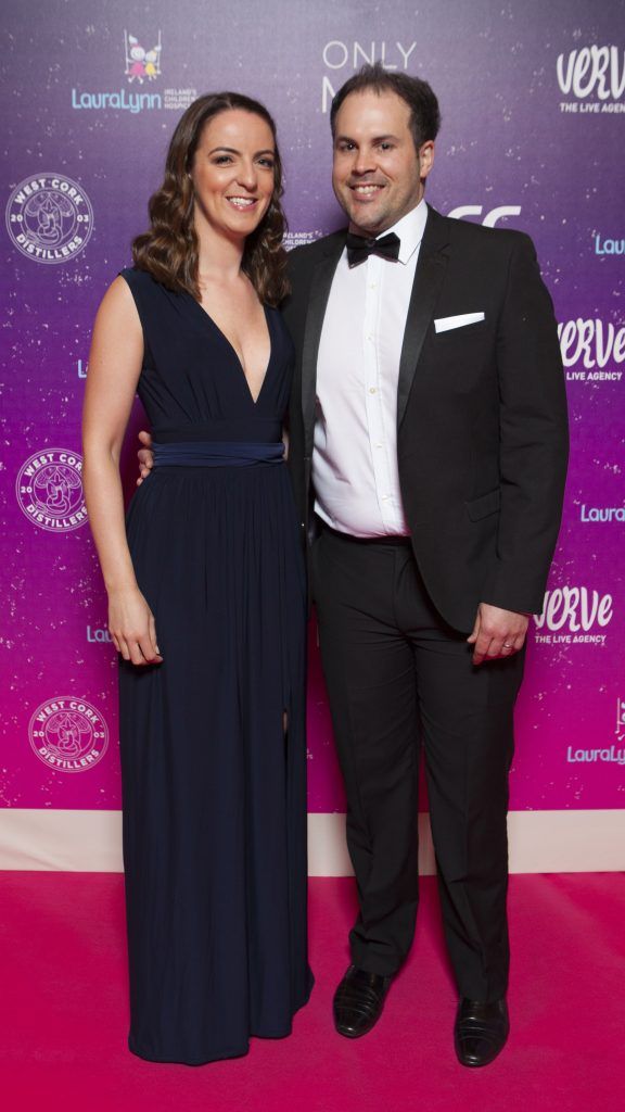 Dian Matveyeff and Jen Cinnamond pictured at The LauraLynn Heroes Ball at The Intercontinental Hotel in Ballsbridge, Dublin to raise funds for LauraLynn Ireland's Children's Hospice. Picture: Peter Houlihan