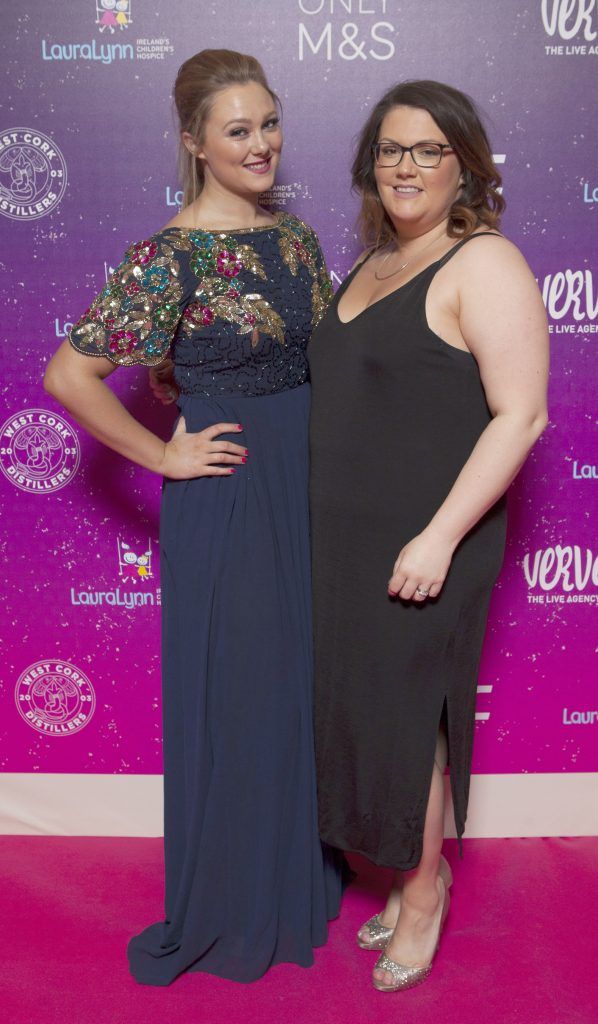 Sarah Murray and Orla Moore pictured at The LauraLynn Heroes Ball at The Intercontinental Hotel in Ballsbridge, Dublin to raise funds for LauraLynn Ireland's Children's Hospice. Picture: Peter Houlihan