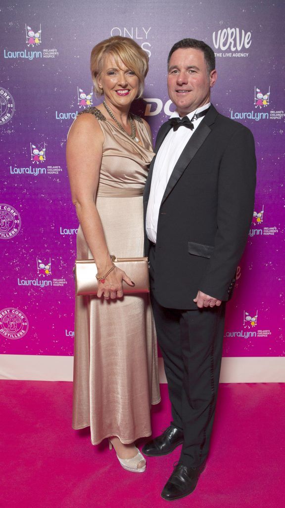 Betty Byrne and Matt Byrne pictured at The LauraLynn Heroes Ball at The Intercontinental Hotel in Ballsbridge, Dublin to raise funds for LauraLynn Ireland's Children's Hospice. Picture: Peter Houlihan