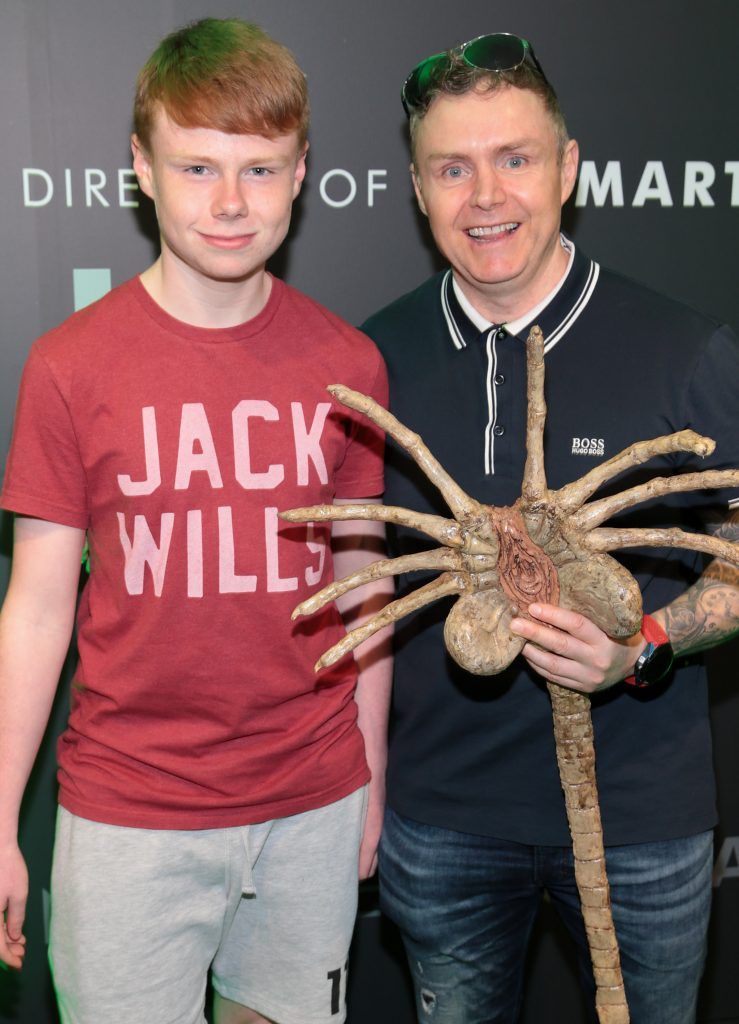 Darragh Poland and Darren Poland pictured at the special preview screening of Alien Covenant at Cineworld, Dublin. Picture by Brian McEvoy