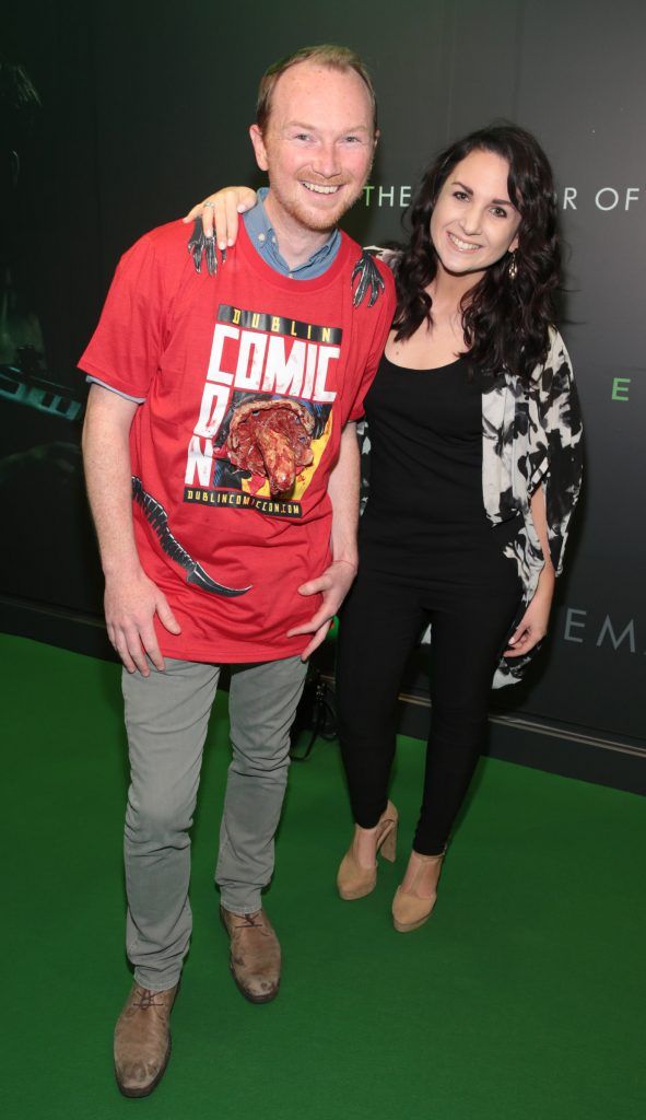 Conor Irwin and Siobhan McDonnell pictured at the special preview screening of Alien Covenant at Cineworld, Dublin. Picture by Brian McEvoy