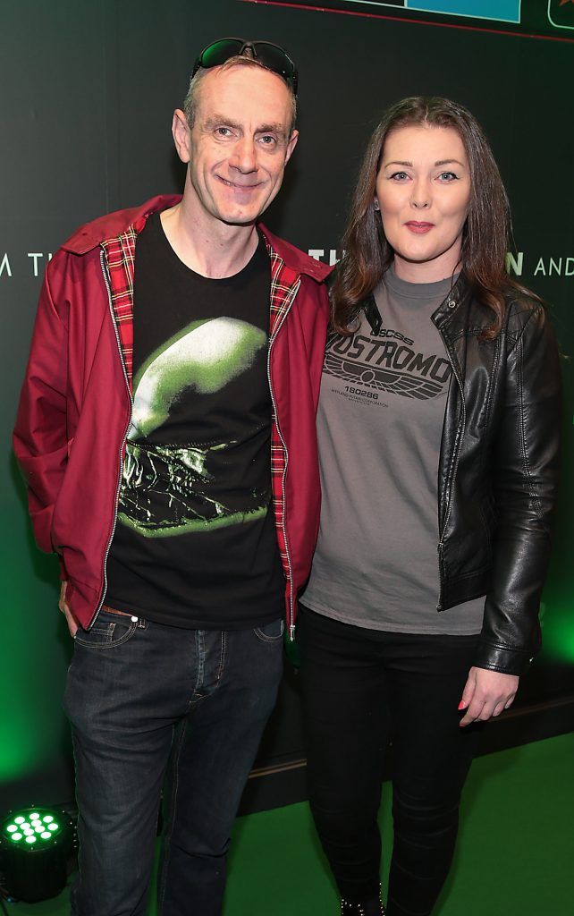 Jason Monahan and Lorraine Hickey pictured at the special preview screening of Alien Covenant at Cineworld, Dublin. Picture by Brian McEvoy