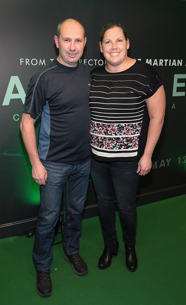 Will O Connor and Yvonne De Vries pictured at the special preview screening of Alien Covenant at Cineworld, Dublin. Picture by Brian McEvoy