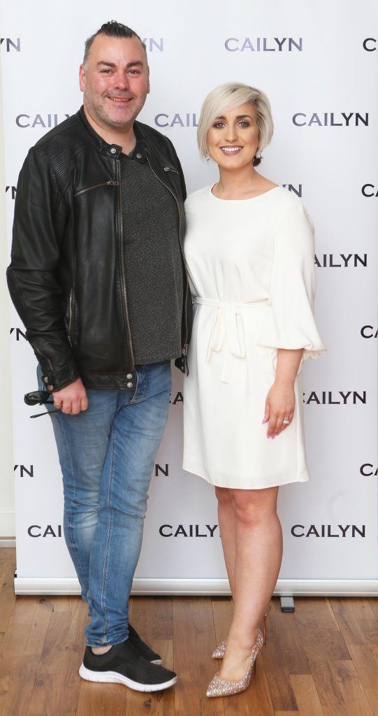 NO REPRO FEE 10/5/2017. Leonard Daly and Charlene Flanagan  Pictured at the Cailyn Beauty Event and Skincare Launch in The Morrison Hotel, Dublin.Photo: Leon Farrell/Photocall Ireland.