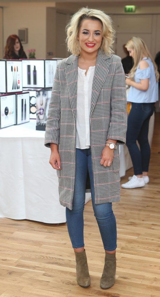 Lucy Fitz pictured at the Cailyn beauty event and skincare launch in The Morrison Hotel, Dublin (10th May 2017). Photo: Leon Farrell/Photocall Ireland