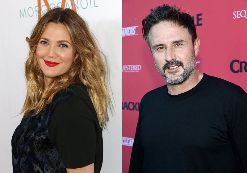 Drew Barrmore and David Arquette - They dated when they were teenagers and he later described her as one of the sweetest people in Hollwood. (Photos by Frederick M. Brown/Getty Images & Michael Buckner/Getty Images)