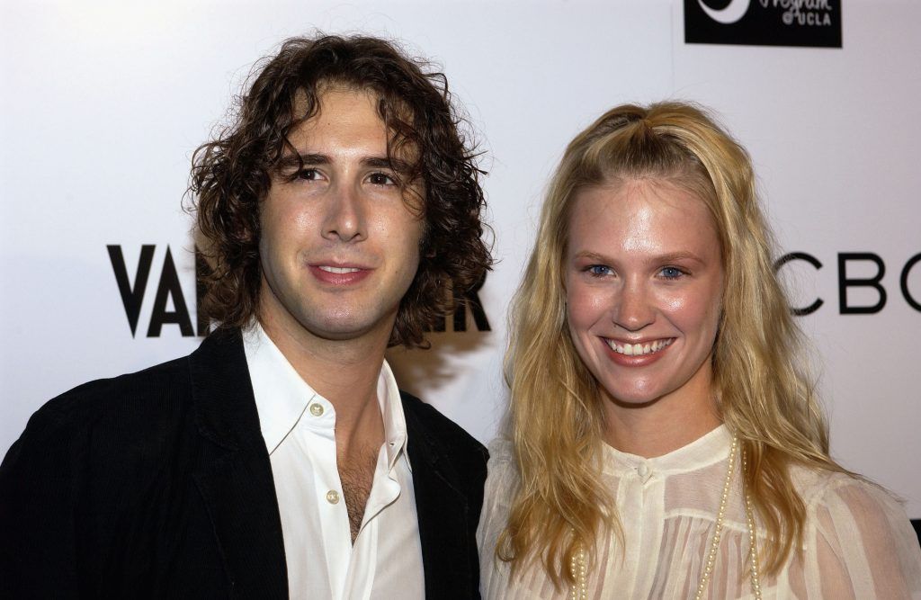 Josh Groban and January Jones - Were together for over two years and Groban said it was his longest relationship. (Photo by Amanda Edwards/Getty Images)