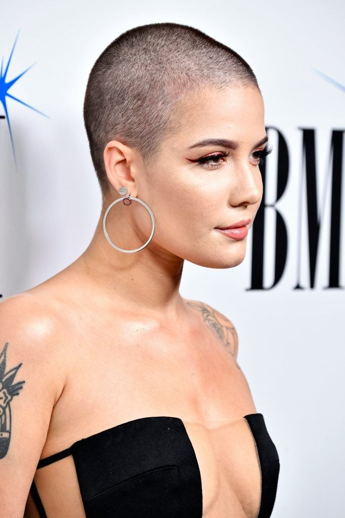 Singer Halsey at the Broadcast Music, Inc (BMI) honors Barry Manilow at the 65th Annual BMI Pop Awards on May 9, 2017 in Los Angeles, California.  (Photo by Frazer Harrison/Getty Images for BMI)
