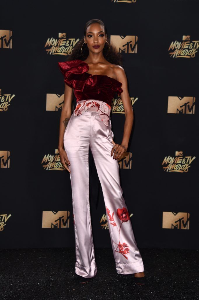 Model Jourdan Dunn attends the 2017 MTV Movie And TV Awards at The Shrine Auditorium on May 7, 2017 in Los Angeles, California.  (Photo by Alberto E. Rodriguez/Getty Images)