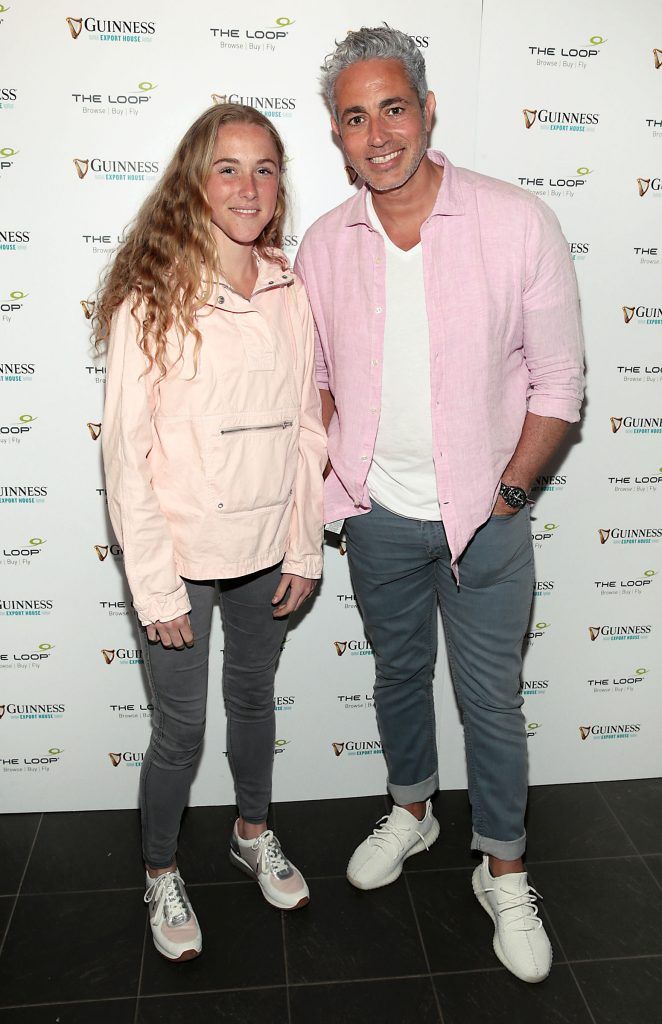 Charlotte King and Baz Ashmawy pictured at the launch of the world's first Guinness Export House at The Loop, Terminal 2, Dublin Airport. Picture: Brian McEvoy