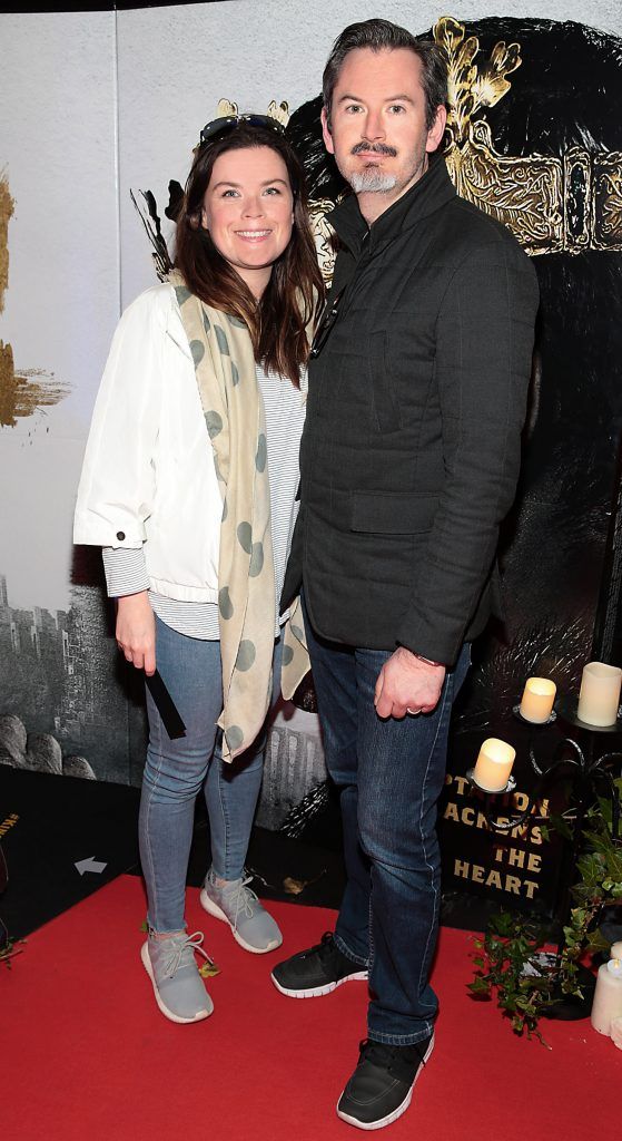 Sarah Morelli Carroll and Corrado Morelli Carroll pictured at the Irish Premiere Screening of King Arthur: Legend of the Sword at the Savoy Cinema on O'Connell Street, Dublin. Picture: Brian McEvoy