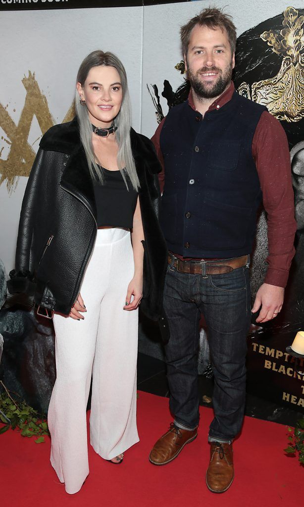 Lyra and David Laurence pictured at the Irish Premiere Screening of King Arthur: Legend of the Sword at the Savoy Cinema on O'Connell Street, Dublin. Picture: Brian McEvoy