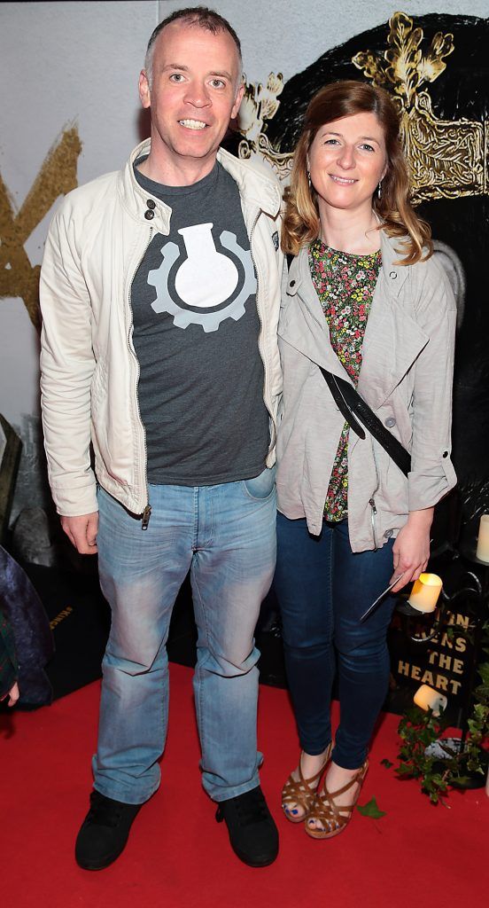 Tom Seery and Anne Marie Dolan pictured at the Irish Premiere Screening of King Arthur: Legend of the Sword at the Savoy Cinema on O'Connell Street, Dublin. Picture: Brian McEvoy