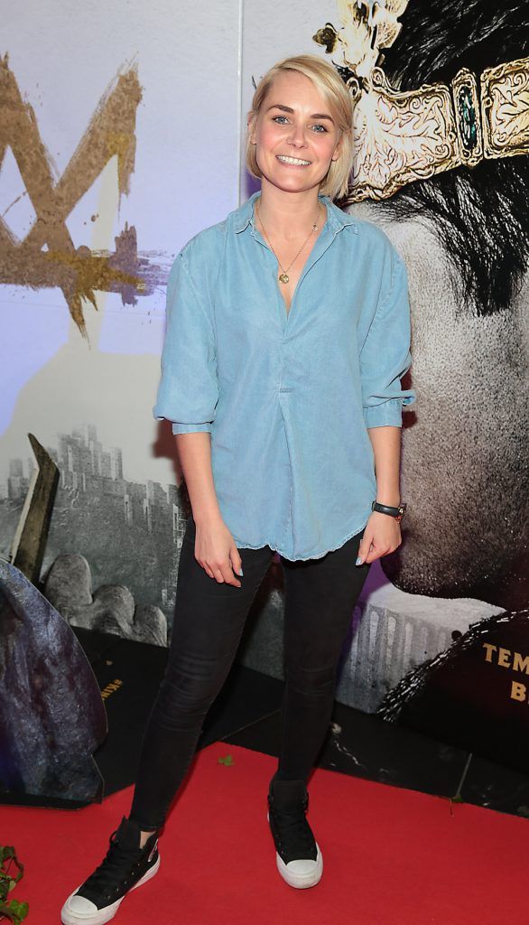 Grainne Ryan pictured at the Irish Premiere Screening of King Arthur: Legend of the Sword at the Savoy Cinema on O'Connell Street, Dublin. Picture: Brian McEvoy