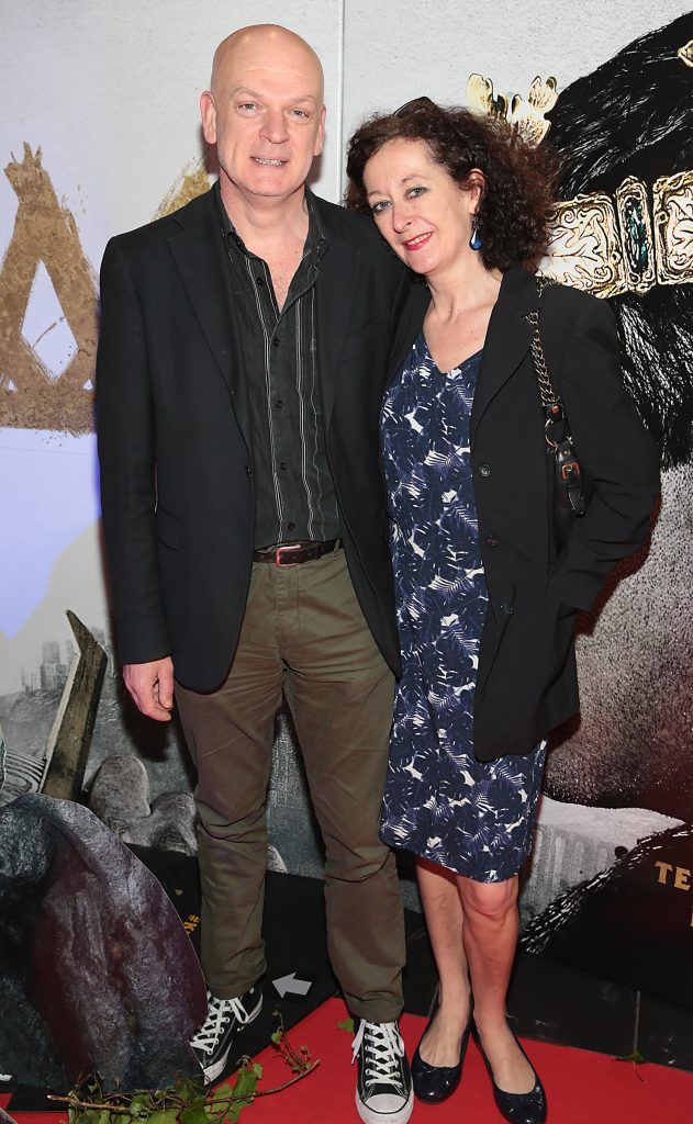 Padraig MacConaloig and Linda Dagge pictured at the Irish Premiere Screening of King Arthur: Legend of the Sword at the Savoy Cinema on O'Connell Street, Dublin. Picture: Brian McEvoy