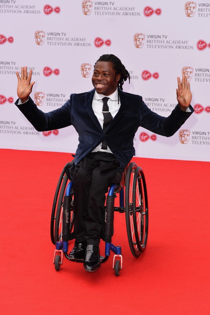 Ade Adepitan attends the Virgin TV BAFTA Television Awards at The Royal Festival Hall on May 14, 2017 in London, England.  (Photo by Jeff Spicer/Getty Images)