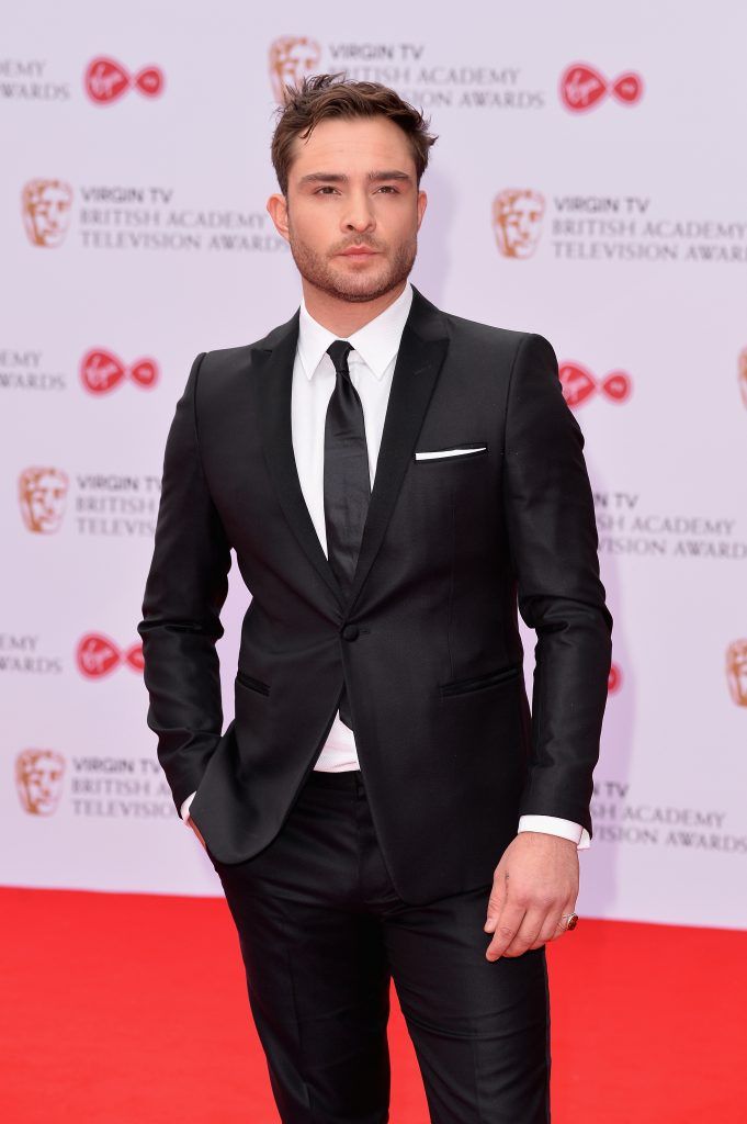Ed Westwick attends the Virgin TV BAFTA Television Awards at The Royal Festival Hall on May 14, 2017 in London, England.  (Photo by Jeff Spicer/Getty Images)
