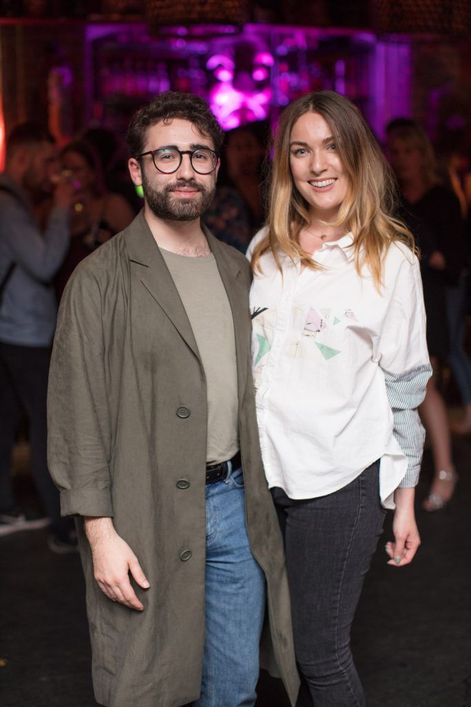 Conor Merriman & Clare Buckley pictured at the Primark International Menswear Influencer event in Dublin to launch the Bemusement High Summer Collection at Yamamori Tengu. Photo: Anthony Woods
