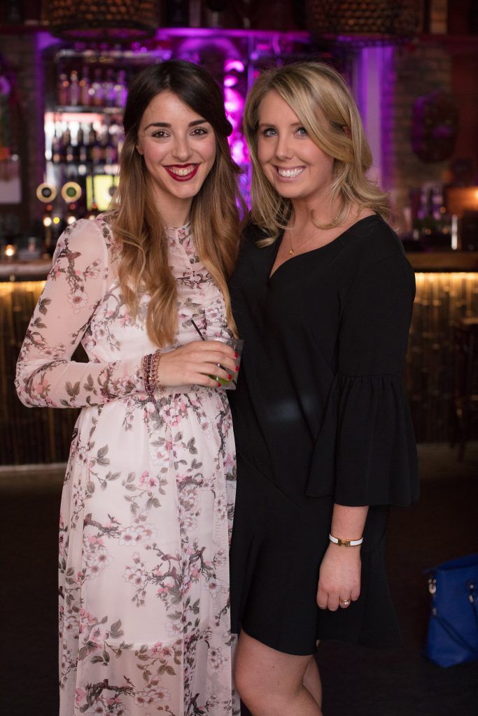 Giulia Beltramini & Alison Colhoun pictured at the Primark International Menswear Influencer event in Dublin to launch the Bemusement High Summer Collection at Yamamori Tengu. Photo: Anthony Woods