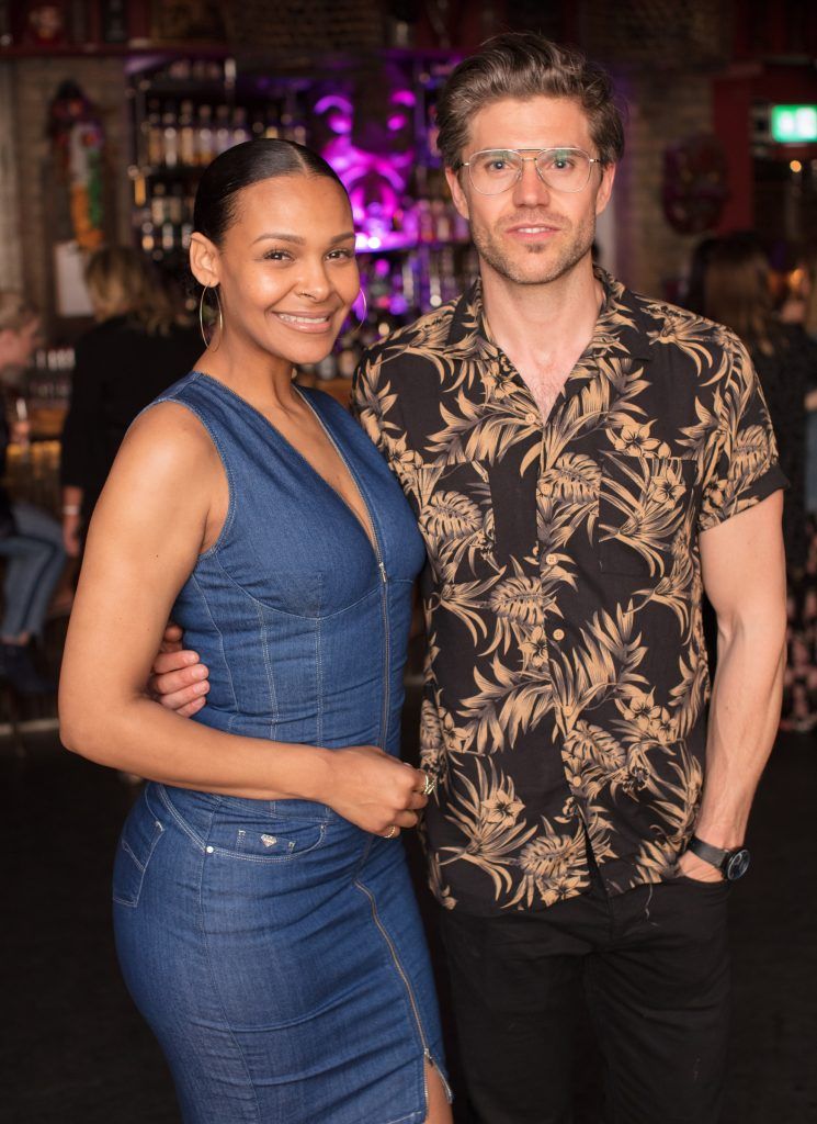 Samantha Mumba & Darren Kennedy pictured at the Primark International Menswear Influencer event in Dublin to launch the Bemusement High Summer Collection at Yamamori Tengu. Photo: Anthony Woods