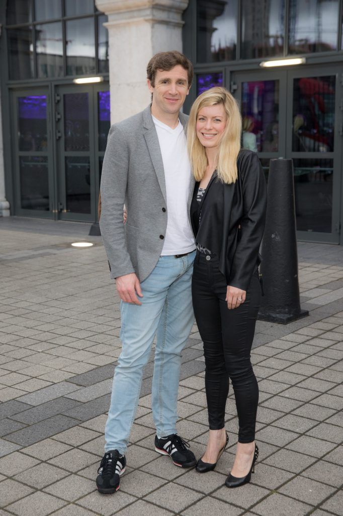 Colm Lyons and Sarah Jackson pictured at the 1878, the Private Members Club at 3Arena before the Take That show. Pic: Naoise Culhane