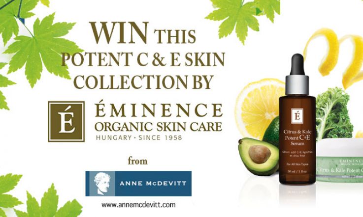 Win this Potent C & E Skin Collection by Eminence Organic Skin Care