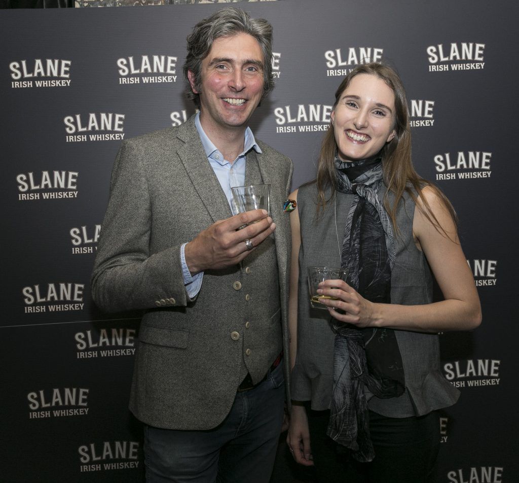 Free repro - Photo - Paul Sherwood
Launch of Slane Whiskey at the East Side Tavern, Leeson Street, Dublin. May 2017.
Official launch of Slane Irish Whiskey – a new to market premium Irish Whiskey brand, which will be distilled on the grounds of Slane Castle, Co. Meath
Pictured - Alex Conyngham, Tamara Conyngham