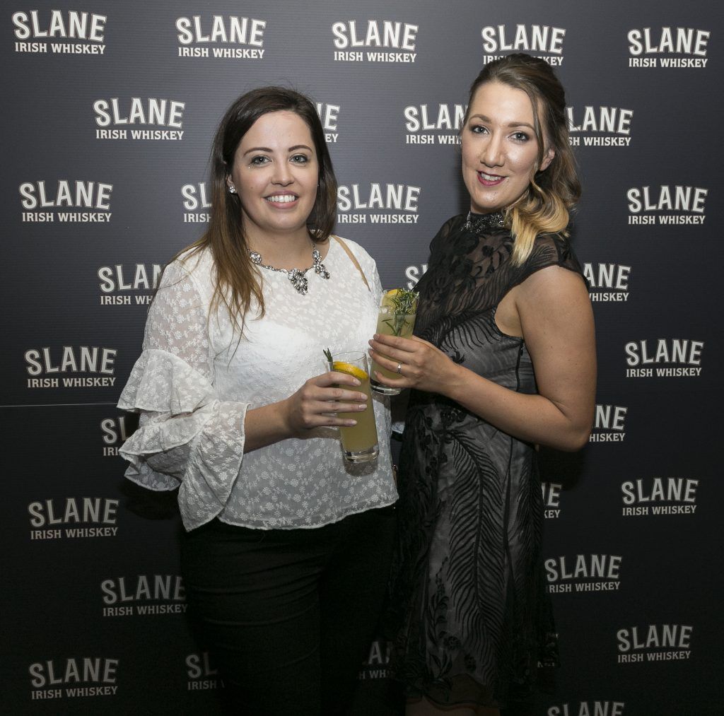 Free repro - Photo - Paul Sherwood
Launch of Slane Whiskey at the East Side Tavern, Leeson Street, Dublin. May 2017.
Official launch of Slane Irish Whiskey – a new to market premium Irish Whiskey brand, which will be distilled on the grounds of Slane Castle, Co. Meath
Pictured - Claire Canning, Ericka Swan