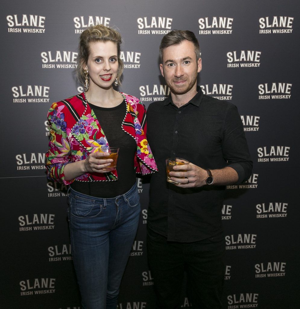 Free repro - Photo - Paul Sherwood
Launch of Slane Whiskey at the East Side Tavern, Leeson Street, Dublin. May 2017.
Official launch of Slane Irish Whiskey – a new to market premium Irish Whiskey brand, which will be distilled on the grounds of Slane Castle, Co. Meath
Pictured - Celina Murphy, Gary Boylan