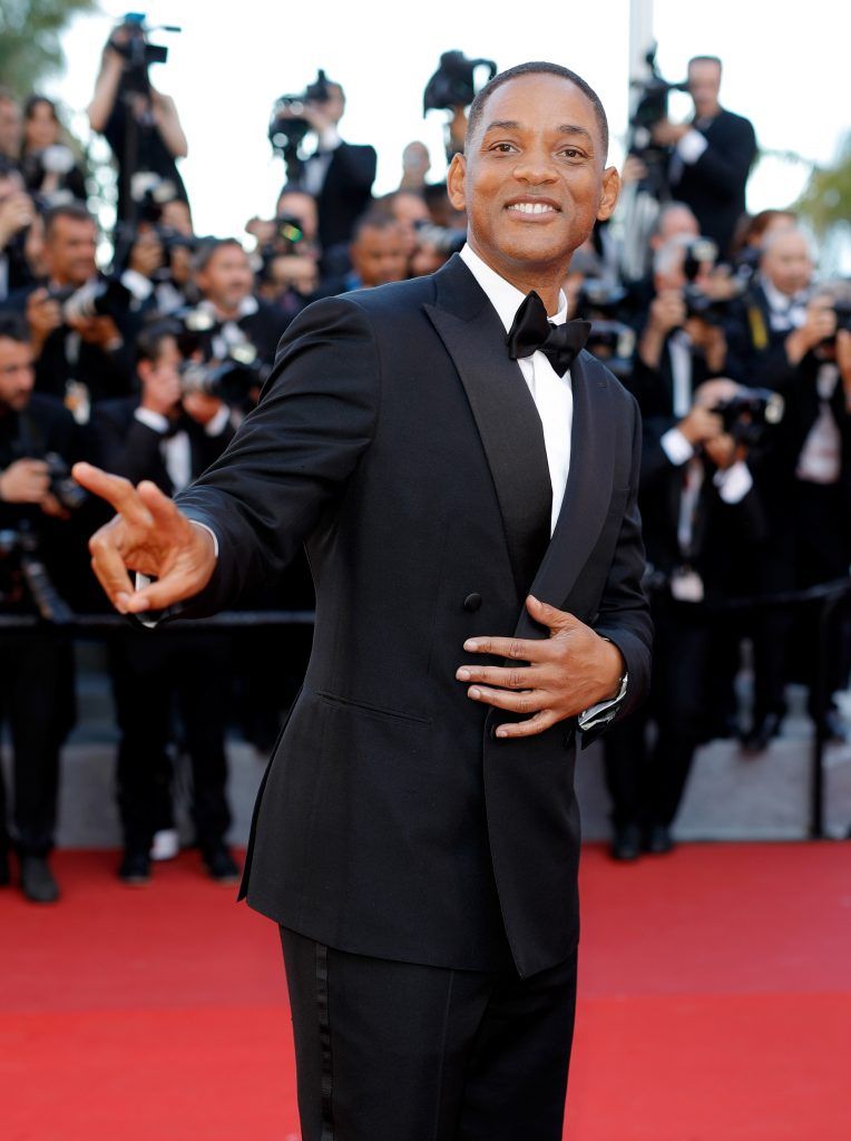 Will Smith attends the "Ismael's Ghosts (Les Fantomes d'Ismael)" screening and Opening Gala during the 70th annual Cannes Film Festival at Palais des Festivals on May 17, 2017 in Cannes, France.  (Photo by Andreas Rentz/Getty Images)