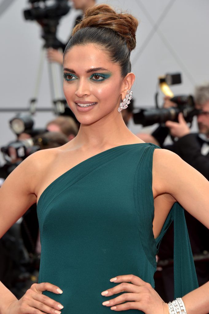 Deepika Padukone attends the "Loveless (Nelyubov)" screening during the 70th annual Cannes Film Festival at Palais des Festivals on May 18, 2017 in Cannes, France.  (Photo by Pascal Le Segretain/Getty Images)