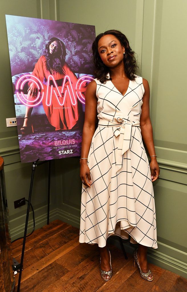 Actress Yetide Badaki attends "American Gods" Junket + Mixer at Soho House on May 18, 2017 in New York City.  (Photo by Slaven Vlasic/Getty Images for Starz)